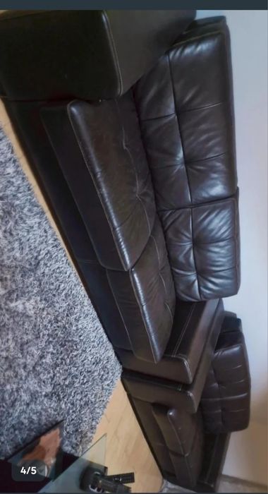 Sofas em pele como novos