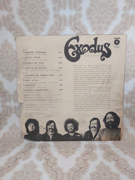 Płyta winylowa Exodus Supernova