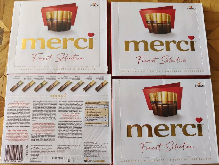 4 sztuki czekoladek Merci