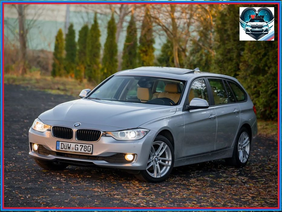 BMW Seria 3 2.0D 143KM Xdrive Panorama Asystenci Navi Skóra BiXenon Alu17