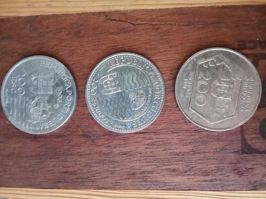 Coleção de moedas antigas
