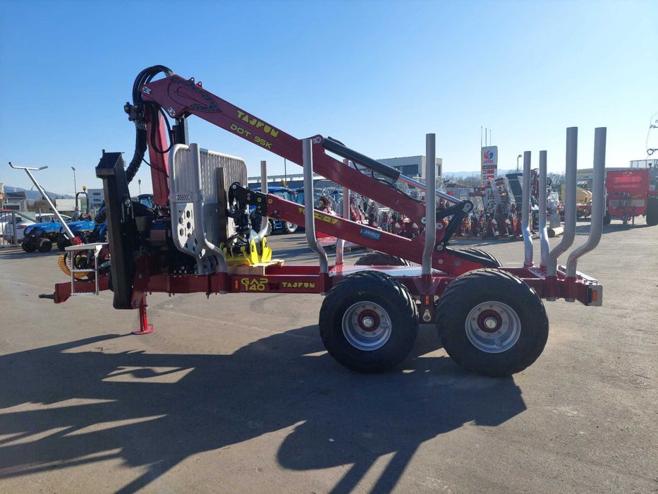 Przyczepa Leśna Tajfun GAP 140 + DOT 95K Najlepsza przyczepa na rynku!