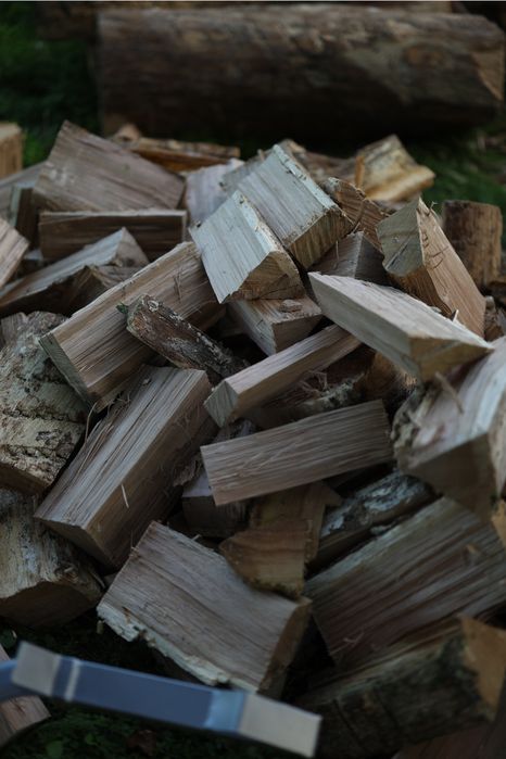 SUCHE drewno kominkowe łupane DĄB