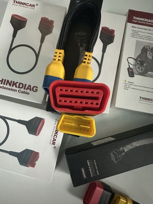 Подовжувач OBD2 Thinkcar Mucar кабель ELM327 удлинитель Thinkdiag