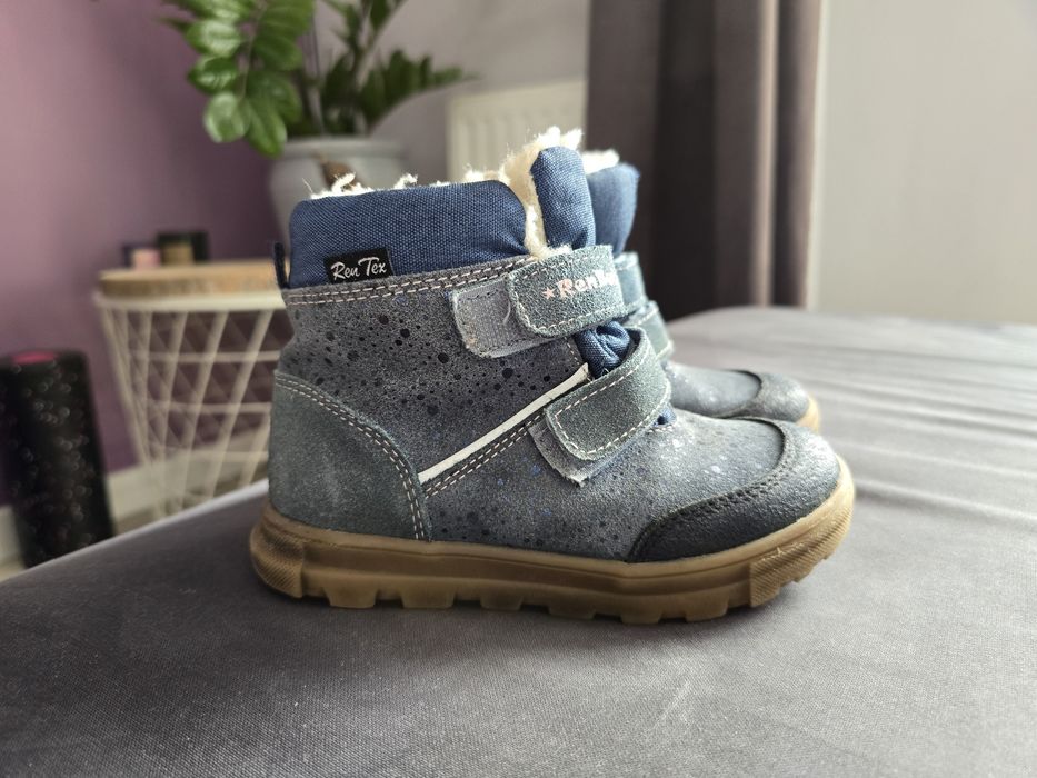 Buty dziewczęce jesienne zimowe rozmiar 27 długość wkładki 16,5cm