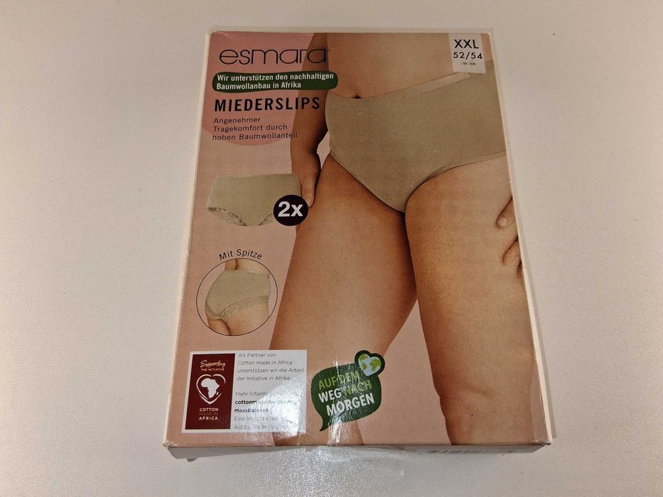 A261 Majtki Damskie Esmara Miederslips Koronka 2-pak XXL (52/54)
