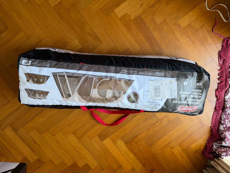 Tenda Coleman WeatherMaster 6 Pessoas com Alpendre — usada 1 vez