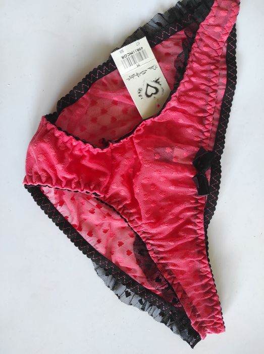Miss Selfiride siateczkowe figi w serduszka r.M 38-40