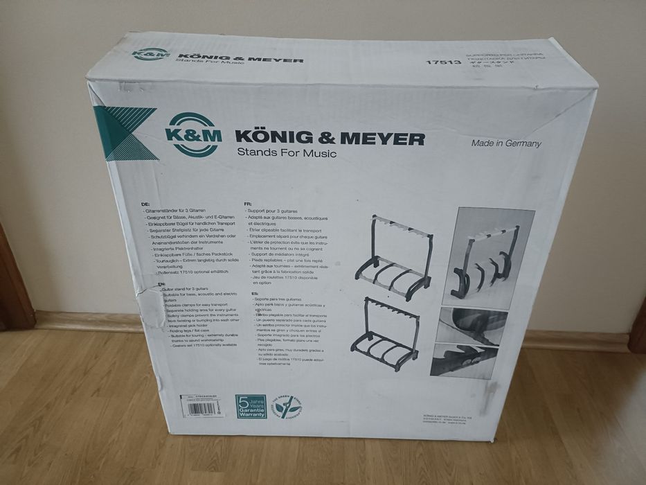 Stojak na 3 gitary Guardian 3 (König & Meyer)