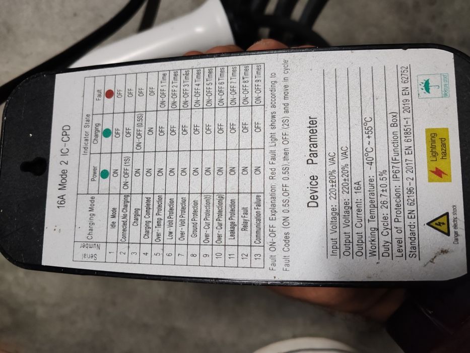 Carregadores Tipo 2 carros eléctricos/plug-in - tomada Schuko