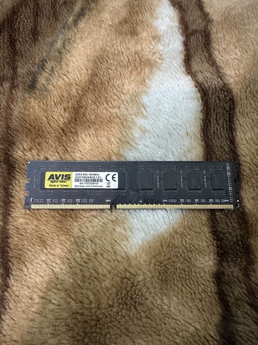Оперативна пам'ять AVIS DDR3 8GB 1600MHz нова
