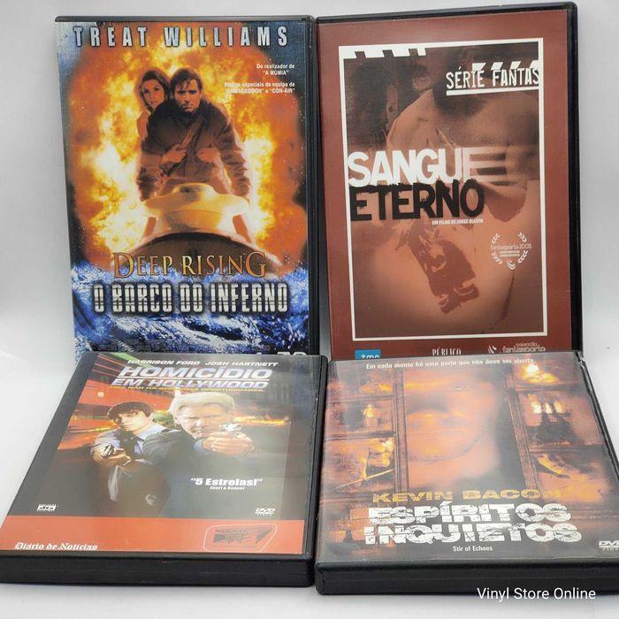 DVD 10/1 - Lote de 18 Filmes DVD's Diversos - Ref. VI