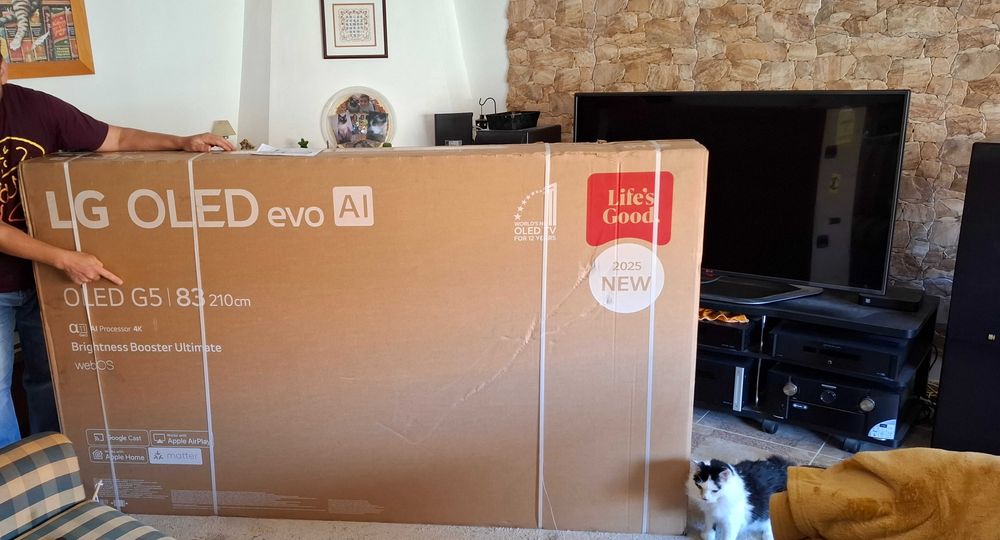 Tv Oled LG G5 83" topo de gama.