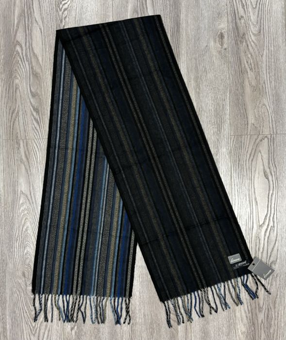 Cashmink Мужской шарф шарфик двухсторонний акриловый акрил полосатый
