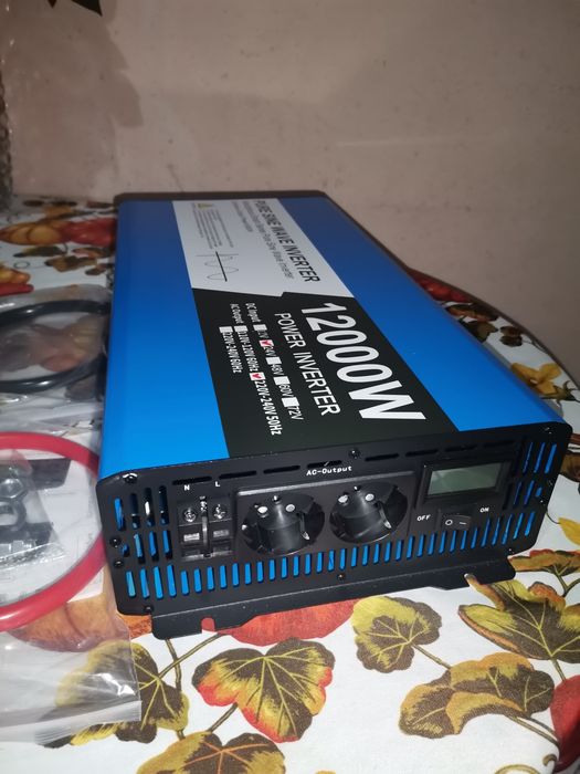 Inversor 12000W 24v para 220v Onda Pura Novo