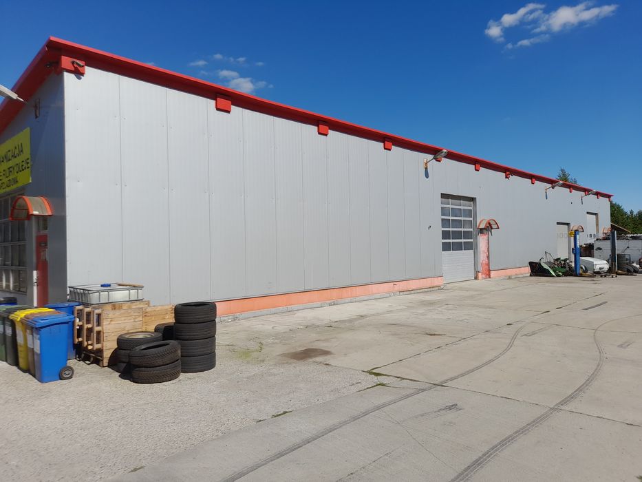 Wynajmę halę magazyn 105 m2 plac 350 m2 Deszczno
