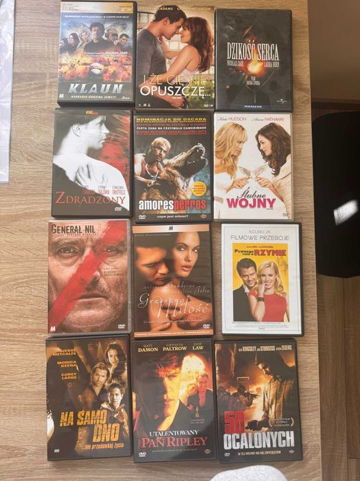 Płyty DVD filmy, seriale 218 szt.