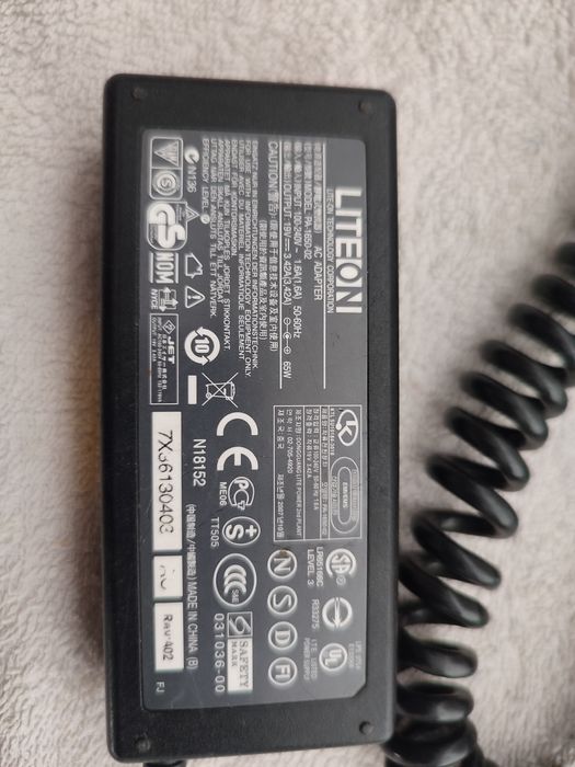 Zasilacz liiteon 19v  3.42A 65W Acer sprawny