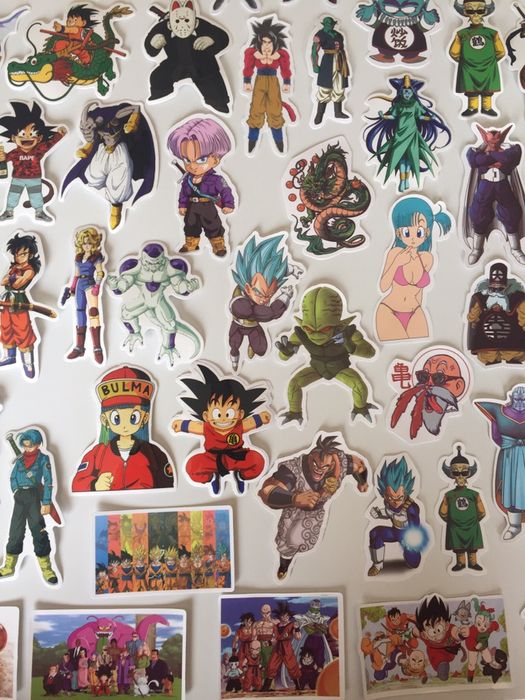 Autocolantes Dragon Ball Z, GT e Super