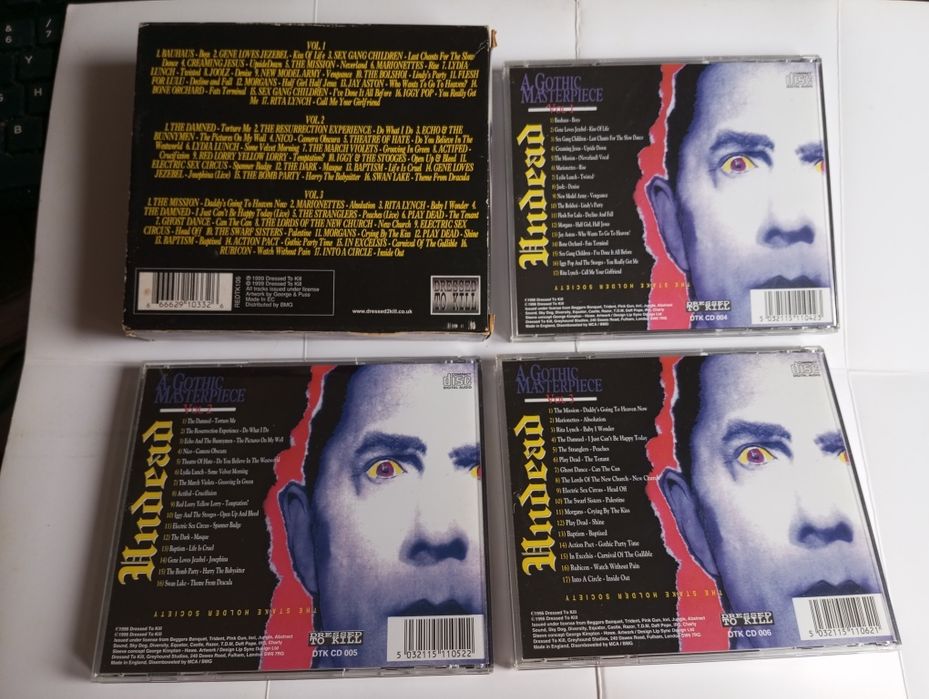 Undead A Gothic Masterpiece CD Triplo BAUHAUS The Mission