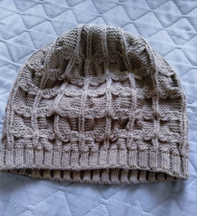 Шапка-берет сіра