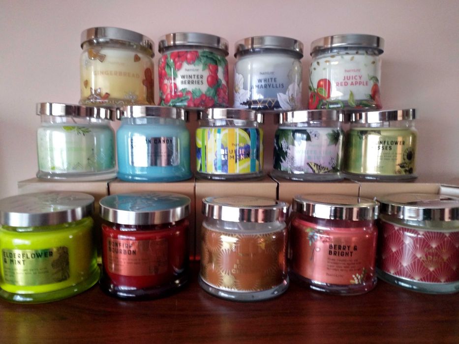 Świece Partylite duży wybór zapachów
