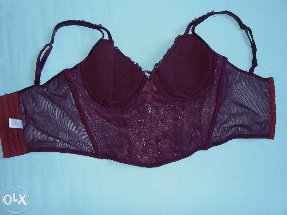 Fioletowy gorset Secret Possessions 80C bielizna damska