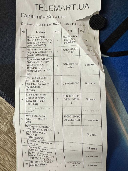 Продам ПК RTX 3060 12 GB / Ryzen 5 5600 / 32 GB