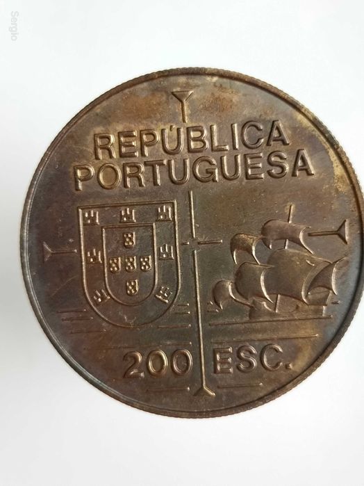 Moeda Portugal 200 escudos 1992  Лот 220