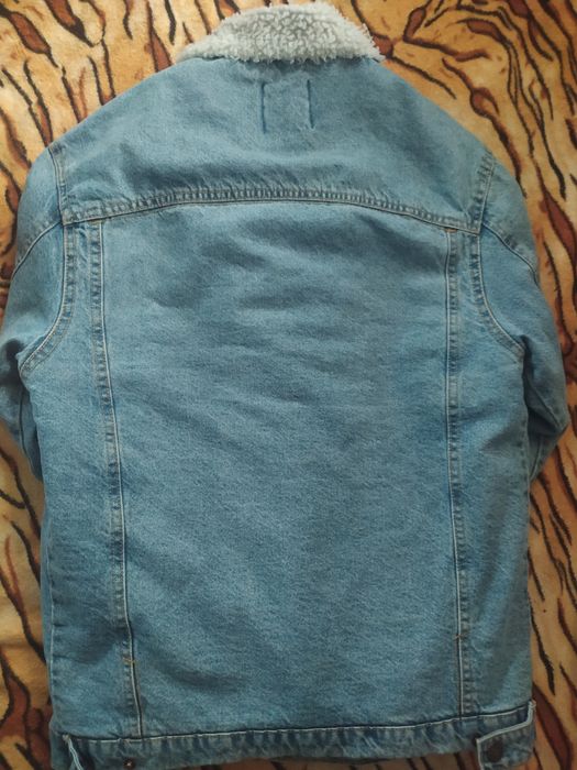 Куртка джинсова з хутром