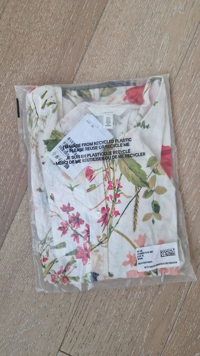 Piękna koszula lniana h&m rozm. XL