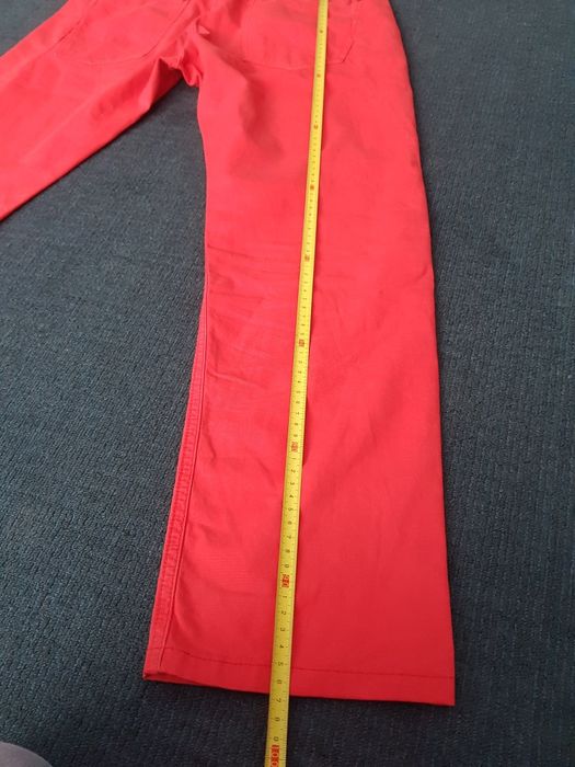 Calças Moschino vermelho modelo caipirinha skinny