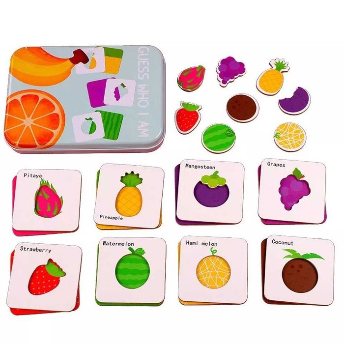 Układanka Zgadnij Kim Jestem - Owoce