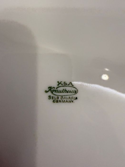 Фарфоровый столовый сервиз Krautheim GDR Германия мотив охота