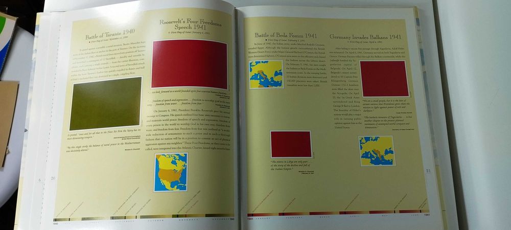 The One Hundred Epic Events of World War II in Stamps