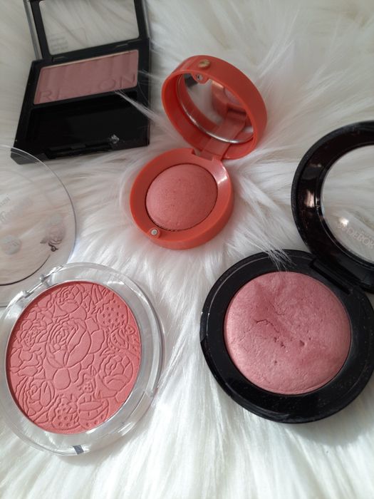 Zestaw róży do policzków, kosmetyki, róże, Bourjois, Bell, Revlon Deborah
