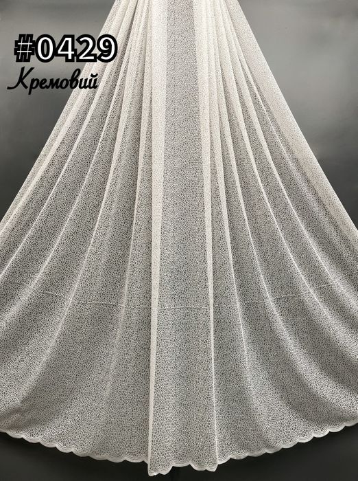 Дешева Тюль жакард  якісною вишивкою турецька гардины штори