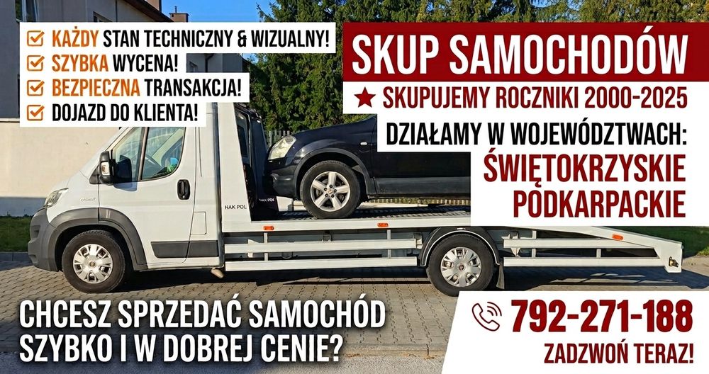 Skup Aut Staszów Połaniec Sprzedaj swoje auto w mig już dziś