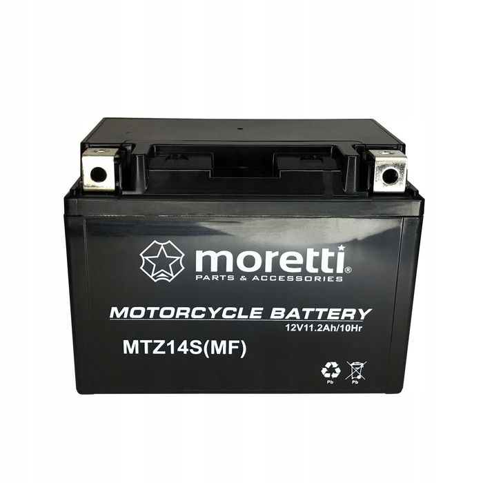 Akumulator Moretti AGM Żel MTZ14S YTZ14S  FTZ14S moto 11Ah ETZ14S