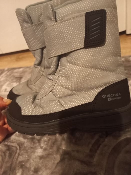 Śniegowce Quechua rozmiar 30 kolor miętowy