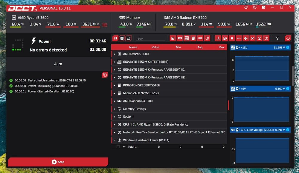 Komputer do gier - Ryzen 3600 / RX5700 / 1TB SSD / 16RAM / WIN11