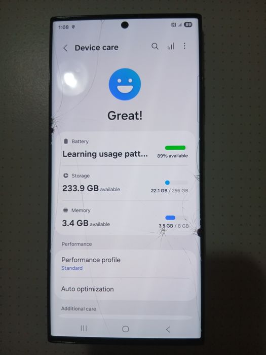 Samsung S23 Ultra ATT 8/256