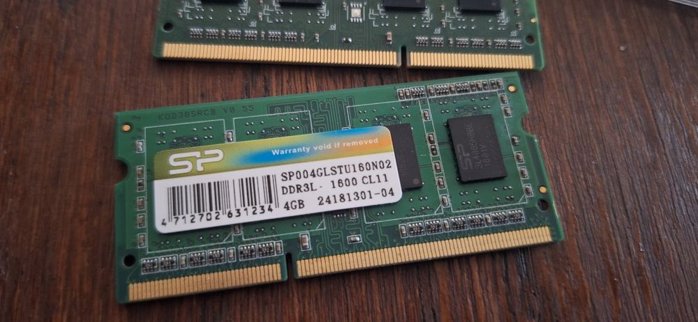 Оперативная память DDR3 4GB для ноутбука 1,35вольт
