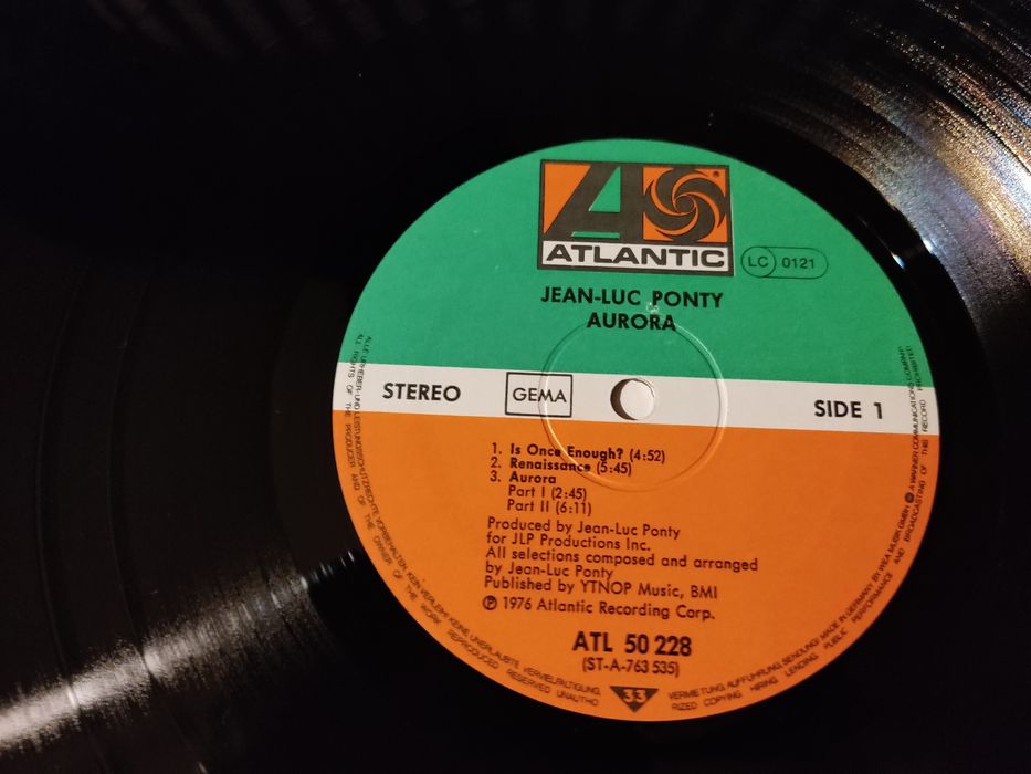 Jean luc ponty Aurora LP Ger EX 1press