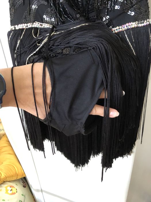 Sukienka latino S/M, występowa, jive, chacha, rumba