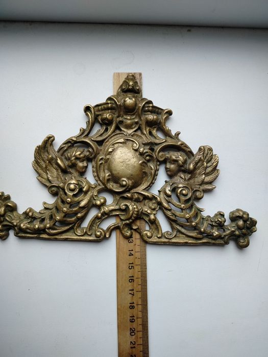 Херувимы Накладка бронза старинная