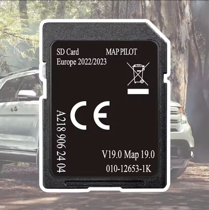 Cartão GPS com mapas da EU atualizados para modelos Mercedes-Benz