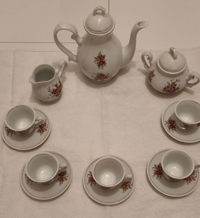 Conjunto de chá  floral