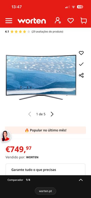 Televisao samsung