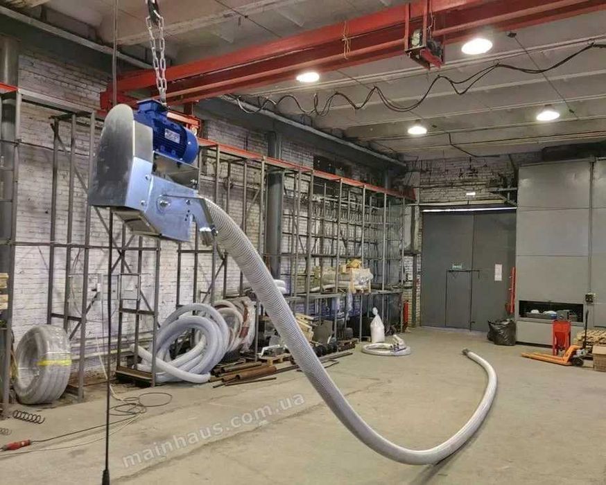 навантажувач гнучкий спец шнек гібкий для пеллети FA90 до 3 т/час